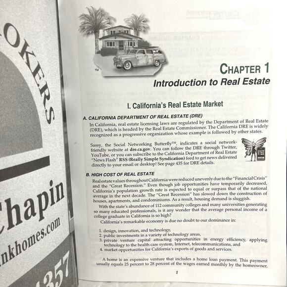 California Real Estate Principles 13th Edition Walt Huber Textbook for Exam Prep - Picture 6 of 8